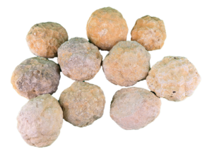A pile of unopened Moroccan Geodes, 3.5 inch size.