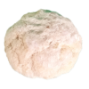 Closeup of a small unopened Moroccan Geode with a light tan color.
