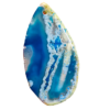 A blue agate slice.