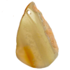 A tan agate slice.