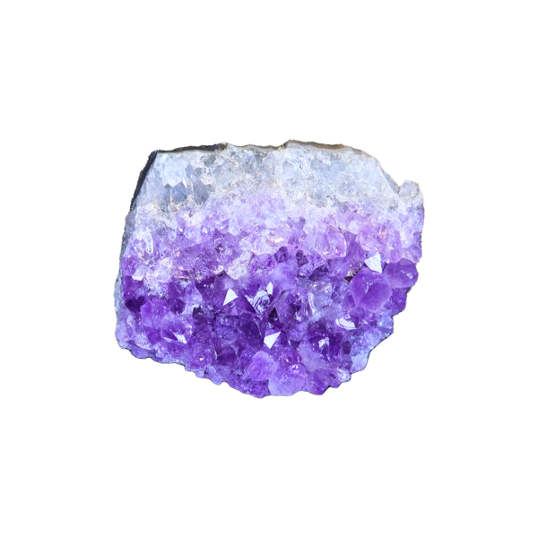 Am-J An a-grade amethyst cluster with deep purple hues.