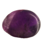 Small tumbled amethyst stone with rich purple hues.
