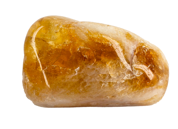 Extra extra large tumbled citrine with honey hues, and a rich golden an milky white color.