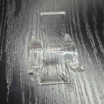 A medium acrylic slab display stand.