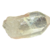 Closeup of a clear quartz crystal.