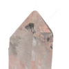 Closeup of a large clear quartz point.